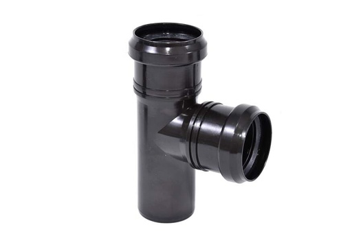 [PPTS408] PP-Sanitär-T-Stück Ø 40 87° 2xMsp