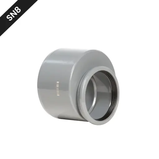 [R200125SN8] PVC street sewer reducer 200/125 gray benor SN8 (to order)