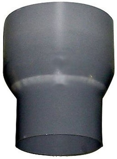 [R9075L] PVC reducer 90/75 concentric gray long