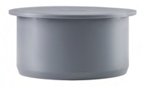 [SANS40] PVC plug dia 40 sanitary gray