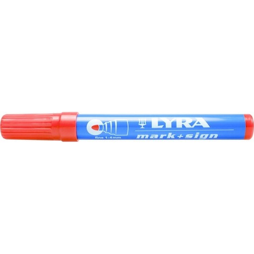 [STIFTRD] Marqueur alchohol lyra 1-4mm rouge