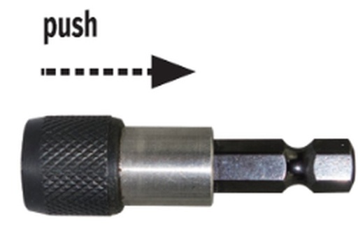 [UT70009] Utilvo Magnet-Bithalter Typ A 1/4" l=60mm