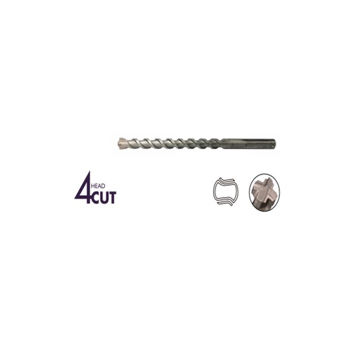 [UT70366] Utilvo SDS+ 4-puntsboor 12x260mm