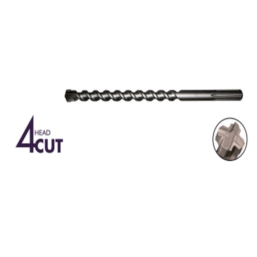 [UT70437] Utilvo SDS-Max 4-Punkt-Bohrer 12x220x340mm