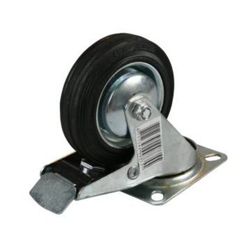 [ZWWR100] Lenkrolle 100 mm mit Bremse