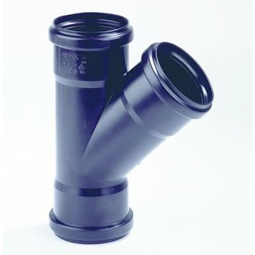 [PPT324] Pièce en T sanitaire en PP dia 32 45° 3xM