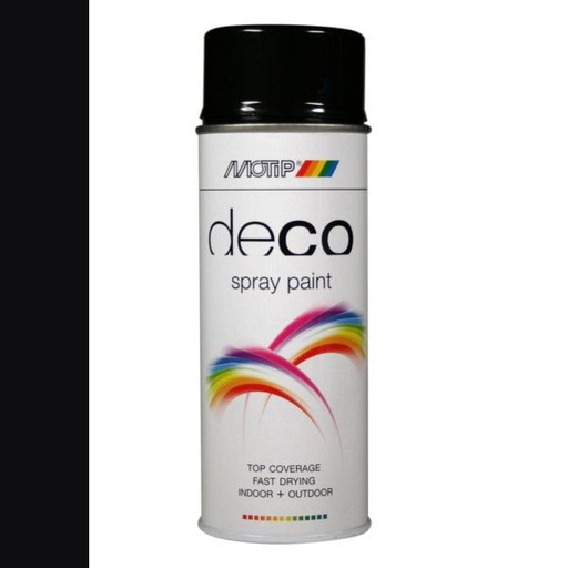[DECODIEPZW] Deco Paint 400 ml RAL 9005 głęboka czerń