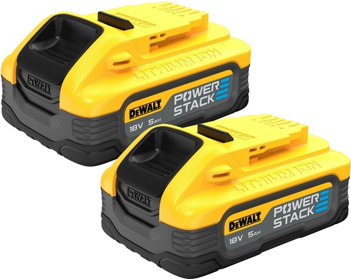 [DCBP518H2-XJ] 2 batteries XR Powerstack 18 V 