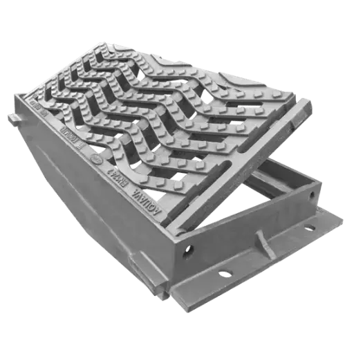 [AQUAVA] Kanalisationsstutzen aus Gusseisen Aquava Rahmen mit Verstärkung D400 VO=775x322mm H=78mm COPRO