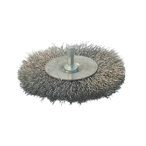 [PARI126/GROB75] Rondborstel op stift dia 75mm Pariere grof