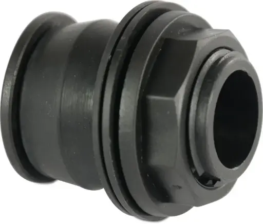 [7019310] Tank-Stecktülle PP 1" Außengewinde 4bar schwarz