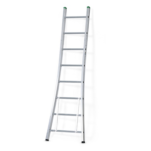 [ELB120] Ladder 1 x 20 sporten Petry brede voet H=5m07