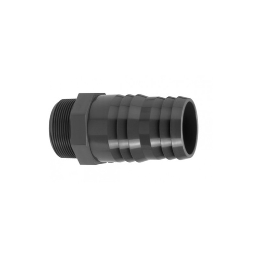 [L3.57.041] PVC druk slangpilaar 5/4" draad naar dia 40 mm VDL  