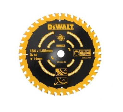 [DT10303-QZ] Lame de scie circulaire CSB 184 X 16mm 40 T