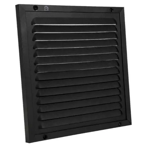 [RENSON437-15X15-ZWART] Renson 437 Caillebotis alu RAL 9005 noir avec maille 15x15