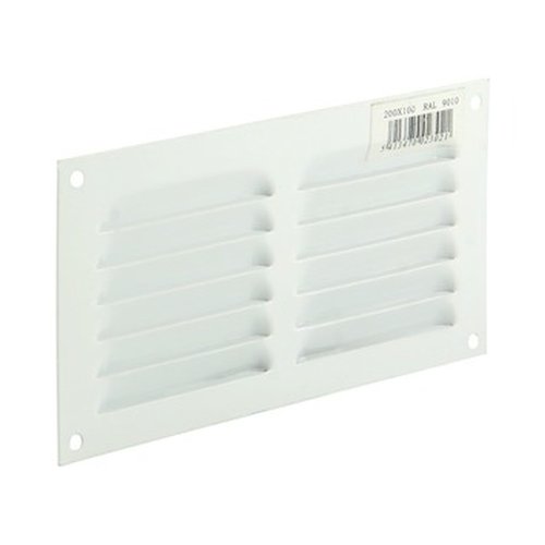 [RENSON436-20X10-WIT] Renson 436 Alu rooster wit 20x10 zonder gaas  