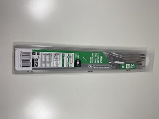 [LASBAGETINOX3,2] Lasbagetten RVS Ø 3,2mm (8 stuks) 