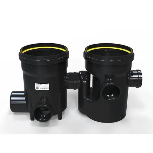 [PE7775] Bassin en PE double dia 315 5x110 1x160 1x125 Siphon