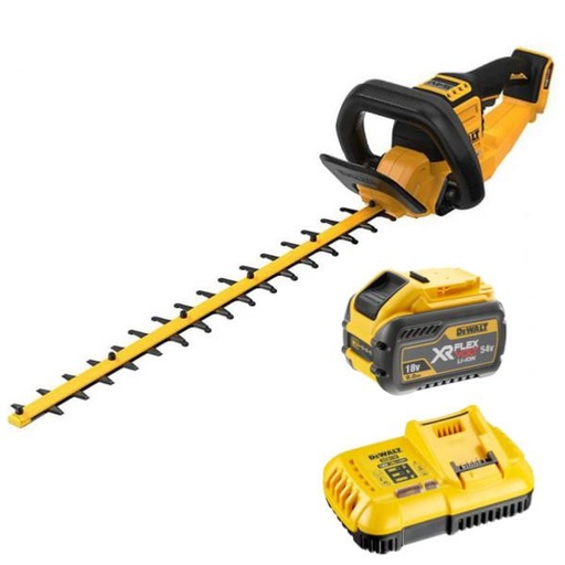 54V XR FLEXVOLT Hedge Trimmer 65mm - 1x 9.0Ah battery and quick charger