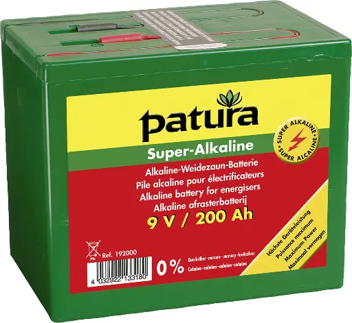 [30.000.190] Pile énergisante super alcaline 9V 200Ah